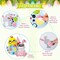48 Pcs Easter Crafts Kits for Kids Easter Egg Bunny Crafts DIY Easter Ornament Kit Make Your Own Easter Craft Stickers Easter Activities for Kids Easter Party Classroom Favors Decor Supplies